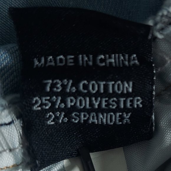 THRILL Plus Size Jeans 20 Blue Faded Bleach Wash Distressed Raw Hem Ripped Pants - Picture 9 of 16